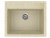 Мойка кухонная из искусственного камня, врезная CETUS С-565-002 бежевая