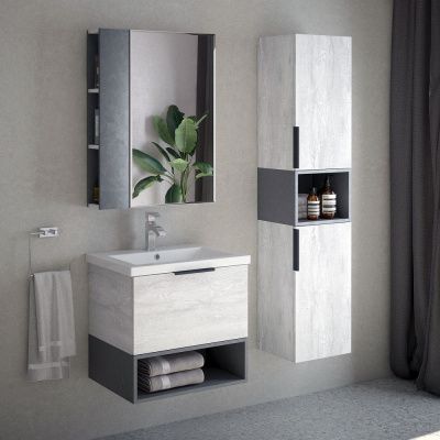 Зеркало-шкаф ГРАФИТ 60, COROZO