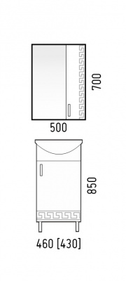 Тумба ОЛИМП 45, KORAL