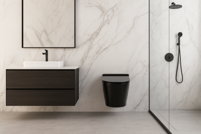 Унитаз подвесной безободковый, Umbra, CETUS, 3314B