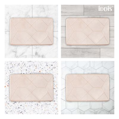 Коврик для ванной комнаты розового цвета, 50*80 см, полиэстер с запоминающей пеной, IDDIS, B23P580i12